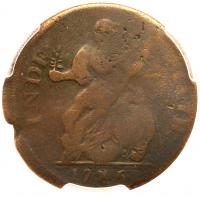 Connecticut 1785 Copper. Bust right, Roman Head, M 2-A.4 - 2