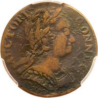 Connecticut 1785 Copper. Bust Right, Miller 1-E PCGS F15