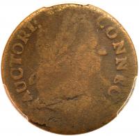 Connecticut 1785 Copper. Bust Right, Miller 4.3-D PCGS G4