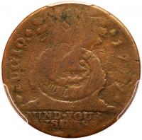 1787 Fugio Cent. Newman 19-SS. Rarity 5