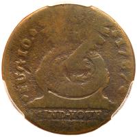 1787 Fugio Cent. Newman 9-P Rarity 4