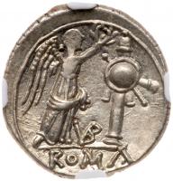 Anonymous. Silver Victoriatus (3.29 g), ca. 211-208 BC - 2