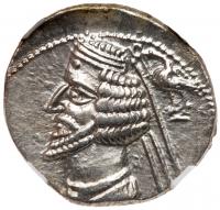 Parthian Kingdom. Phraates IV. Silver Drachm, 38/7-2 BC