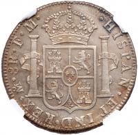 Mexico. 8 Reales, 1790-Mo FM NGC About Unc - 2