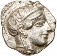 Attica, Athens. Silver Tetradrachm (17.19 g), ca. 454-404 BC EF