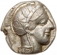 Attica, Athens. Silver Tetradrachm (17.15 g), ca. 454-404 BC Superb EF