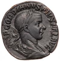 Gordian III. Ã Sestertius (18.40 g), AD 238-244 EF