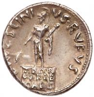 Augustus. Silver Denarius (4.02 g), 27 BC-AD 14 Superb EF - 2