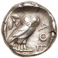 Attica, Athens. FourrÃ©e Tetradrachm (17,17 g), ca. 454-404 BC About EF - 2