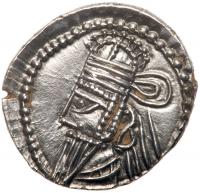 Parthian Kingdom. Osroes II. Silver Drachm (3.75 g), ca. AD 190-208 Mint State