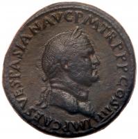 Vespasian. Ã Sestertius (23.71 g), AD 69-79 EF
