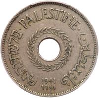 Palestine. 20 Mils, 1941 PCGS EF45