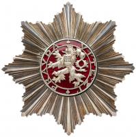 Czechoslovakia. Order of the White Lion Breast Star EF