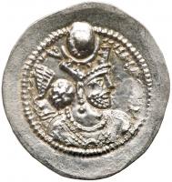 Sasanian Kingdom. Varhran V. Silver Drachm (4.17 g), AD 420-438 EF