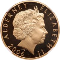 Alderney. 5 Pounds, 2006 NGC PF69 UC - 2