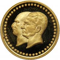 Iran. Gold Medal, MS2535 (1976) PCGS PF67 DC