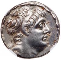 Seleukid Kingdom. Antiochos IX Philopator. Silver Tetradrachm (16.03 g), 114/3-95 BC