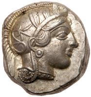 Attica, Athens. Silver Tetradrachm (17.20 g), ca. 454-404 BC Superb EF