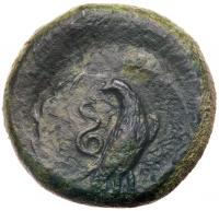 Sicily, Herbessos. Ã Dilitron (19.37 g), ca. 340-335 BC Choice VF - 2