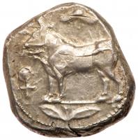 Cyprus, Paphos. Stasandros. Silver Stater (11.05 g), ca. 450 BC Choice VF