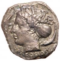 Sicily, Syracuse. Second Democracy. Silver Hemidrachm (1.88 g), 466-405 BC EF