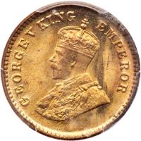 India-British. 1/12 Anna, 1926(C) PCGS MS65 RD