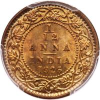 India-British. 1/12 Anna, 1926(C) PCGS MS65 RD - 2