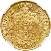 Italian States: Kingdom of Italy. 40 Lire, 1811/09 (Milan) NGC EF45 - 2