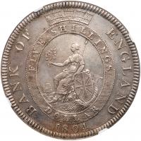 Great Britain. Bank of England Dollar, 1804 NGC About Unc - 2