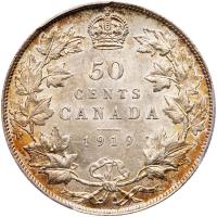 Canada. 50 Cents, 1919 PCGS MS62 - 2