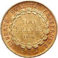 France. 100 Francs, 1886-A PCGS MS62 - 2