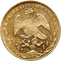 Mexico. 8 Escudos, 1868/59 Go YF PCGS MS62 - 2