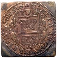 German States: Ulm. Klippe Gulden, 1704 PCGS EF40