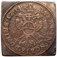 German States: Ulm. Klippe Gulden, 1704 PCGS EF40 - 2