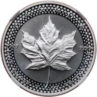 Canada. 2019 Modified Proof Maple Leaf (from the Pride of Two Nations Coin Set) Silver $5