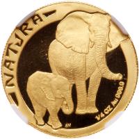 South Africa. Â¼ Natura, 1996 NGC PF70 UC