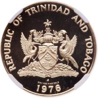 Trinidad & Tobago. 100 Dollars, 1976-FM NGC PF69 UC