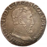 France. Â½ Teston, 1556-M (Toulouse) PCGS EF40