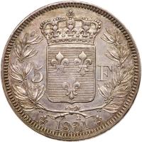 France. 5 Francs, 1831 PCGS Specimen 63 - 2