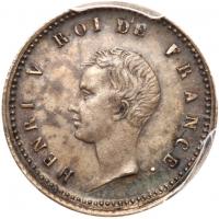 France. Pattern Â¼ Franc, 1833 PCGS Specimen 63