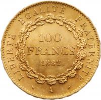 France. 100 Francs, 1882-A PCGS MS64 - 2