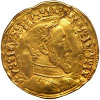 France. Henry II (1547-1559). Gold 2 Henri d'or, 1551-B