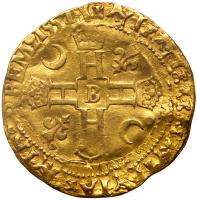 France. Henry II (1547-1559). Gold 2 Henri d'or, 1551-B - 2