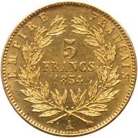 France. 5 Francs, 1854-A (Paris) PCGS MS64 - 2