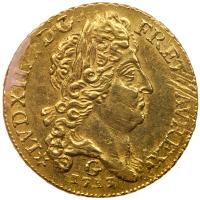 France. Louis XIV (1643-1715). Gold Louis d'or au soleil, 1713-G (Poitiers)