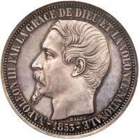 France. Silver Pattern 5 Francs, 1853-A PCGS Specimen 63