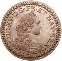 France. Fantasy or Medallic 1/3 Ecu, 1720 PCGS Specimen 64