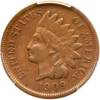 1909-S Indian Head 1C PCGS VF30 BR