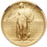 2016-W Standing Liberty Gold Quarter