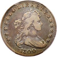 1800 Bust $1. 12 Arrows PCGS VF25